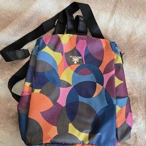 Poaba Vibrant Multicolor Women's Backpack